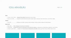 Desktop Screenshot of iosuaramburu.com